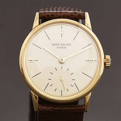 patek philippe gold dress watch